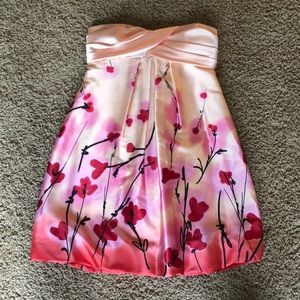 Strapless dress!